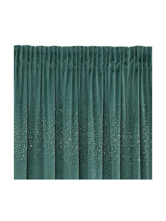 Eurofirany Curtain with Pencil Pleat Aurora Turquoise 140x270cm