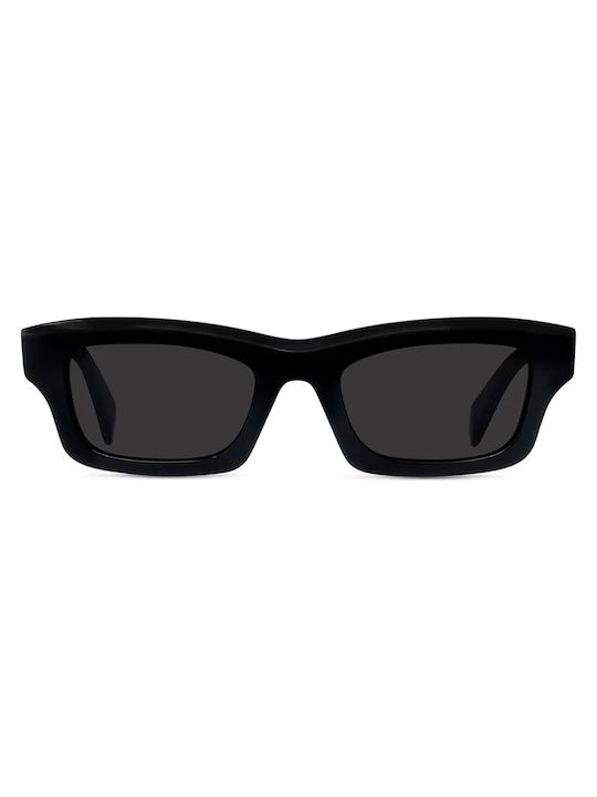 Kenzo Unisex Γυαλιά Ηλίου με Μαύρο Κοκκάλινο Σκελετό και Μαύρο Φακό KZ40164U 01A