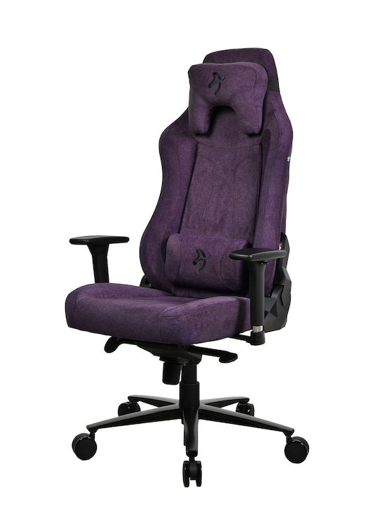 Arozzi Vernazza Soft Fabric Геймърски стол с регулируеми подлакътници Purple