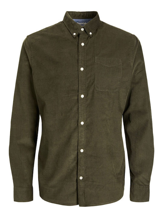Long-sleeved Corduroy Shirt Rosin