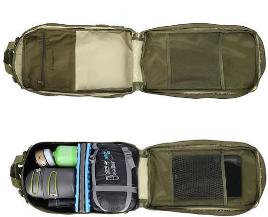 Nils Στρατιωτικό Σακίδιο Πλάτης Woodland Πράσινο 30lt