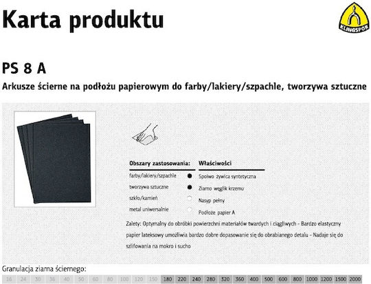 Klingspor Копирана Хартия A4 50 Крила Сива