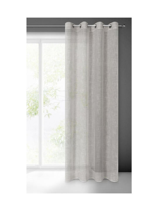 Eurofirany Vorhang mit Grommet Gray 140x250cm