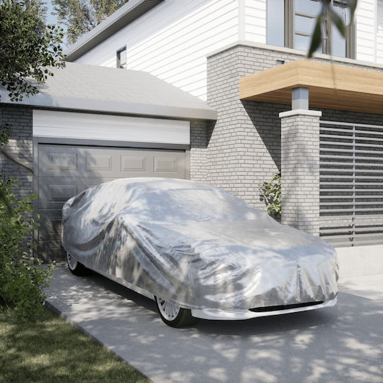 vidaXL Κουκούλα 571x208x129cm Αδιάβροχη XXLarge για Sedan που Στερεώνεται με Ιμάντες