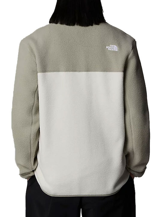 Men's Fleece Cardigan Khaki