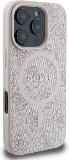 Guess 4g Ring Classic Logo Back Cover Plastic Roz (iPhone 16 Pro)