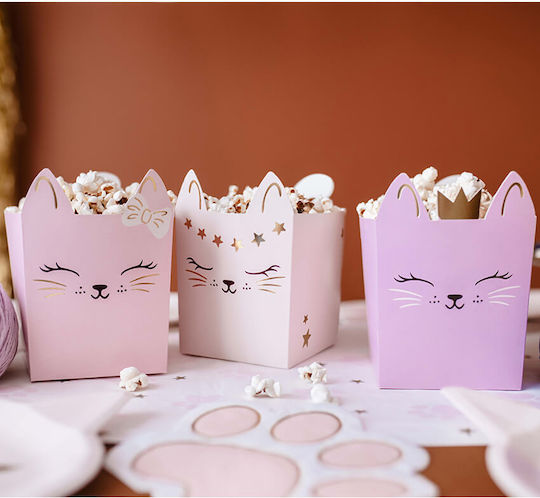 PartyDeco Кутия за обяд за парти 3 броя