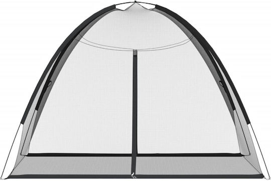 vidaXL Camping Mosquitos Nest Black 200x150x140cm