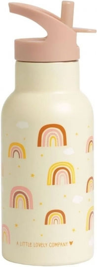 A Little Lovely Company Dbssra37 Stainless Steel Drink Rainbows Thermos Bottle