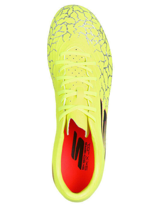 Skechers Gold Go Soccer FG Ποδοσφαιρικά Παπούτσια με Τάπες FG Κίτρινα