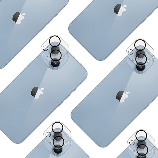 3MK Lens Pro Full Cover Протектор за камера Закалено стъкло Transparent за Apple iPhone 13 Mini/13.
