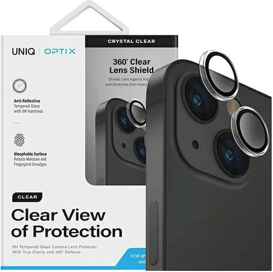 Uniq Optix Camera Protection Tempered Glass Transparent for the iPhone 15, 15 Plus