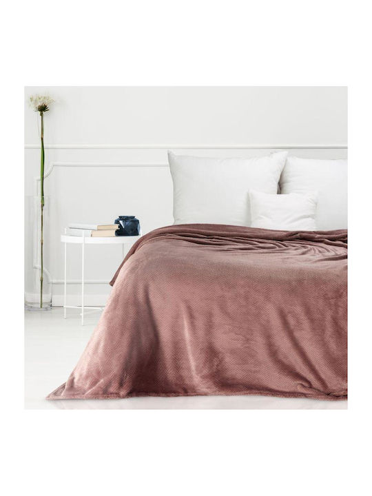 Eurofirany Κουβέρτα Fleece Καναπέ 91x210εκ. Brick Pattern