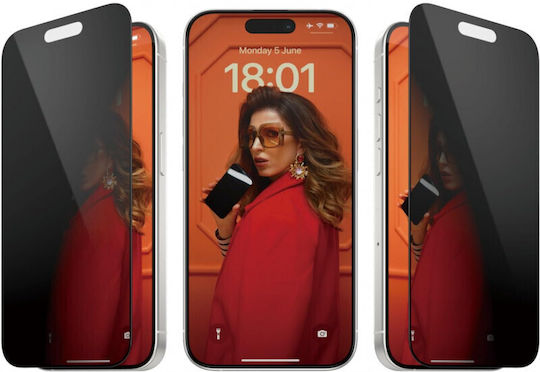 PanzerGlass Ultra-wide Fit Поверителност Закалено стъкло (iPhone 15 Pro)