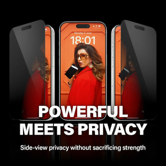 PanzerGlass Ultra-wide Fit Поверителност Закалено стъкло (iPhone 15 Pro)