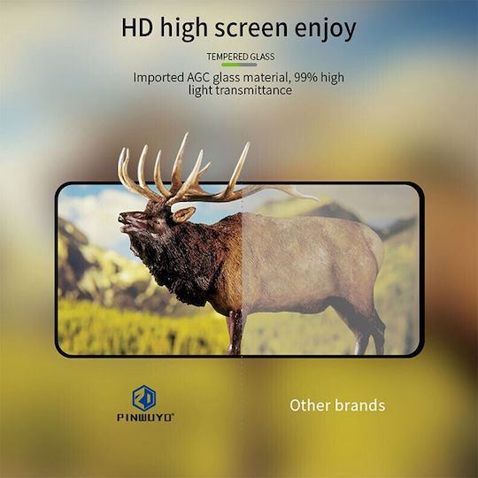 Pinwuyo Pinwuyo 9h Full Face Tempered Glass Μαύρο (Google Pixel 8)