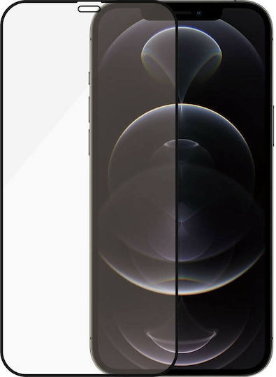PanzerGlass Antibacterial Tempered Glass Μαύρο (iPhone 12 / 12 ProNokia 6.1)