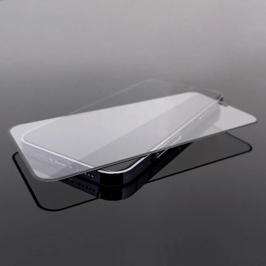 Frame Full Glue Full Face Tempered Glass Μαύρο (Moto G53 / G13 / G23)