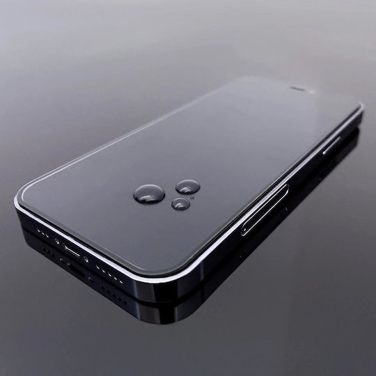 Frame Full Glue Full Face Tempered Glass Μαύρο (Moto G53 / G13 / G23)