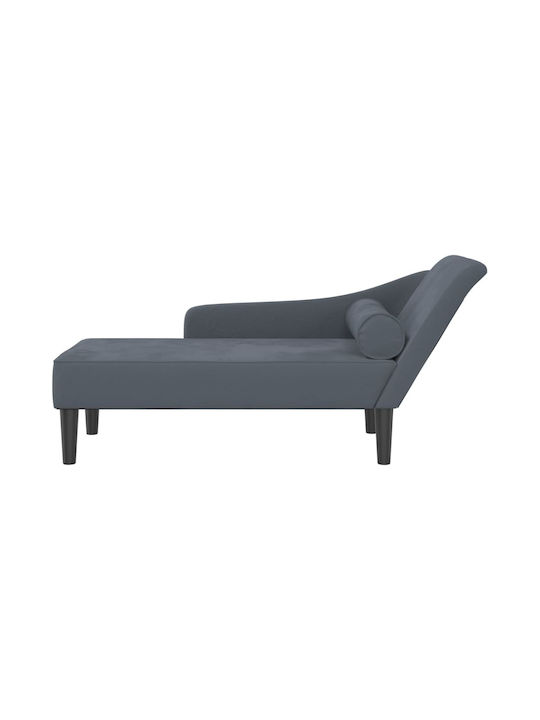 Velvet Recliner Gray