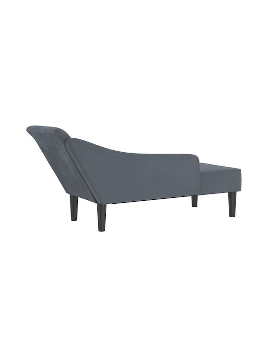 Velvet Recliner Gray