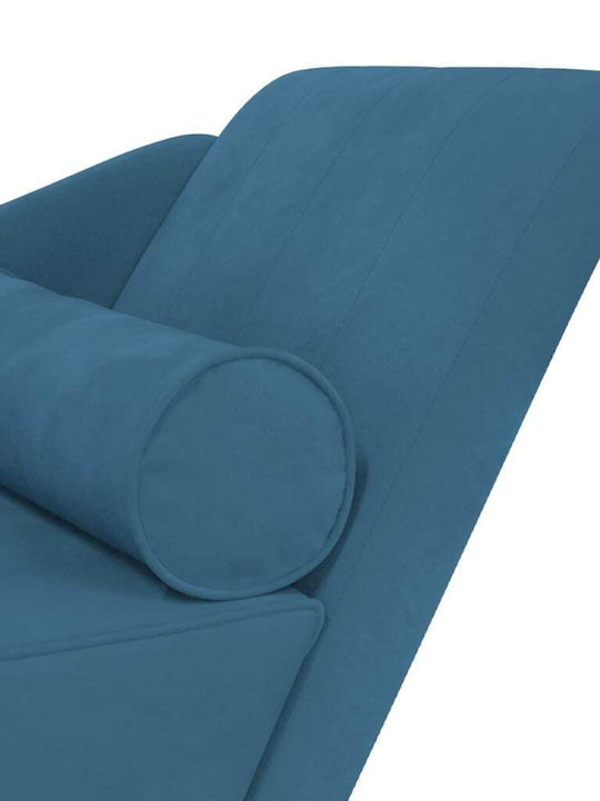 Fabric Recliner Blue