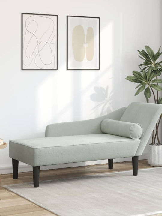 Velvet Recliner Gray