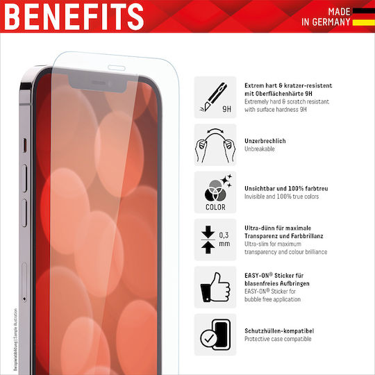 Displex Smart Glass 2D Easy-On Tempered Glass (iPhone 13 Pro Max, 14 Plus)