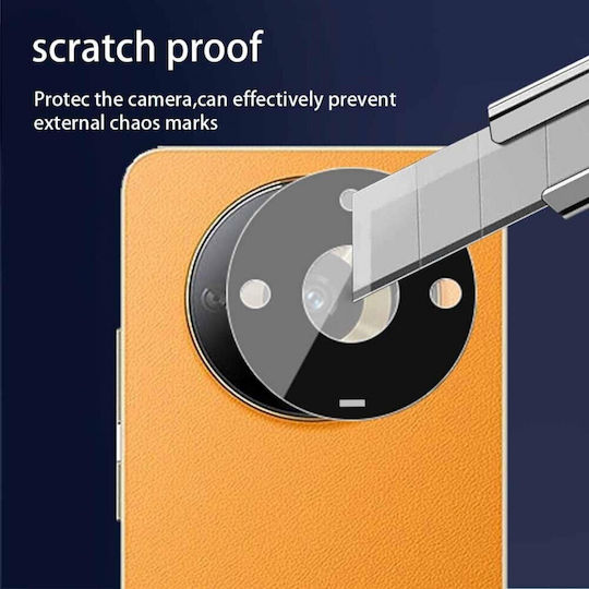 Techsuit Full Camera Protection Tempered Glass Black for the Realme 11