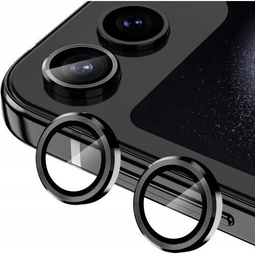 3MK Lens Protection Pro Camera Protection Tempered Glass Black for the Galaxy Z Flip4