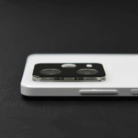 Full Cover Kameraschutz Gehärtetes Glas Black für das Redmi Note 12 / Poco X5
