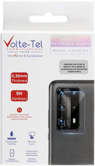 Volte-Tel Glass Cover Camera Protection Tempered Glass Purple for the Samsung S24 Ultra 5G S928 8353215
