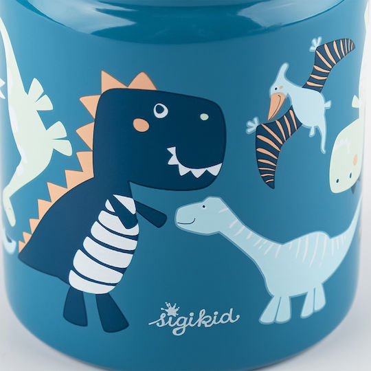 Sigikid Kinder Edelstahlflasche 400ml Dinosaurier