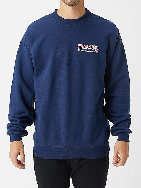 Thrasher Ανδρικό Φούτερ Navy Μπλε