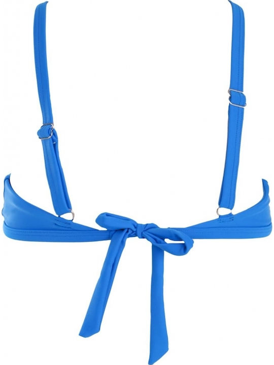 Gigi Bikini Top With Padding Blue
