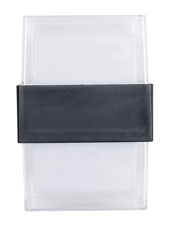 GloboStar Empire Wall-Mounted Outdoor Spot Light LED IP65 10W with Warm White Light Double Beam