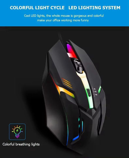 LeDuo X1 RGB Gaming Mouse Black