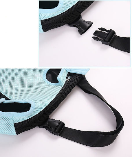 Hund Katze Brust-Rücken-Tragetasche Lila M P29-39cm S30-40cm, D11cm, Gewicht 2,5-4kg