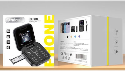 Andowl P9 Pro Dual SIM Mobile Phone with Buttons Black