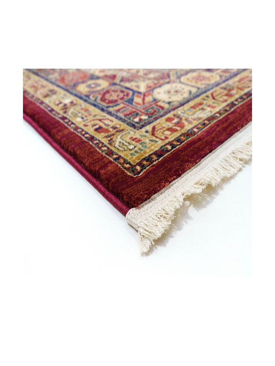 Ezzo Orient D008a A Rug Rectangular Summer with Fringes Red