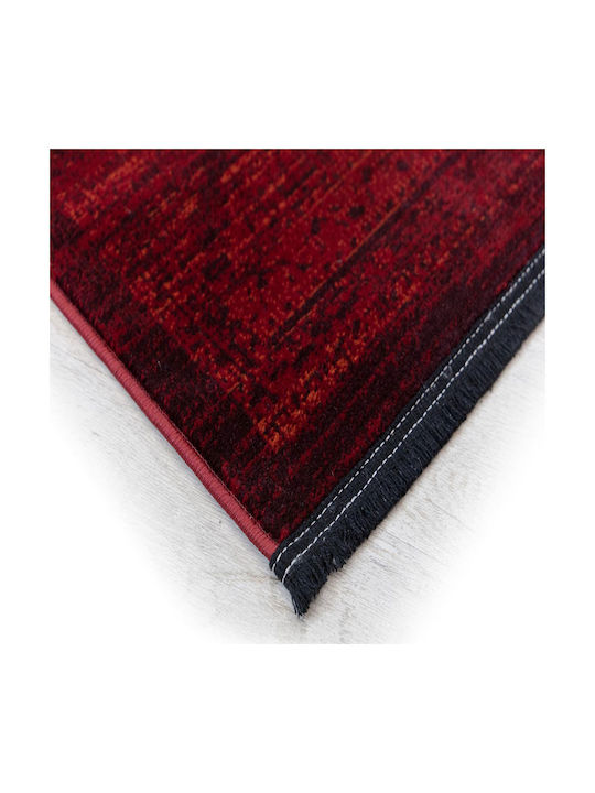 Ezzo Nomade 8535ahh Rug Fireplace Rectangular with Fringes Red