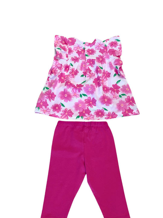 EMC Kids Set with Leggings Summer 2pcs Fuchsia