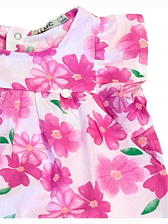 Kinder-Set mit Leggings Sommer 2Stück Fuchsia