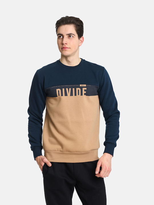 Life Style Butiken Herren Sweatshirt Ταμπά/navy