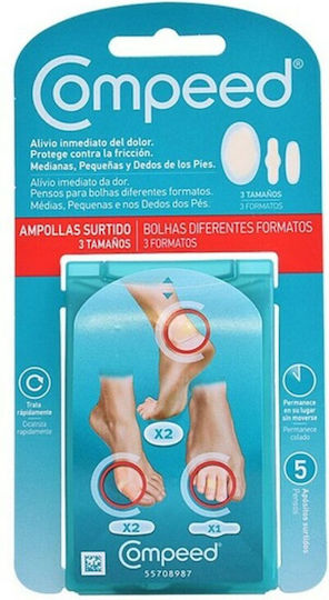 Anti-Blister Foot Pads Compeed 5 pcs S0565576