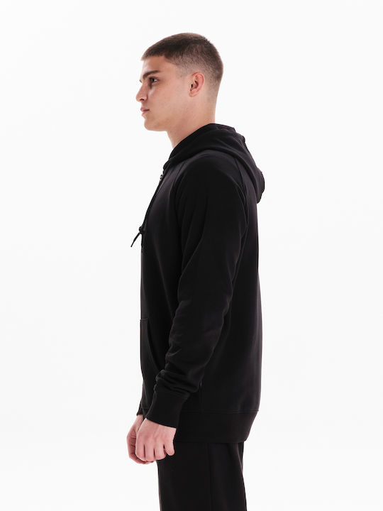 Hooded Cardigan Black