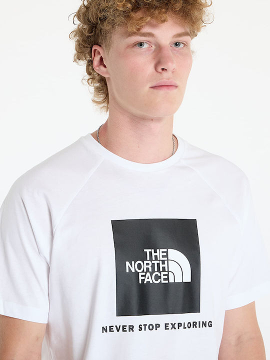 The North Face Raglan Redbox T-shirt Tnf White