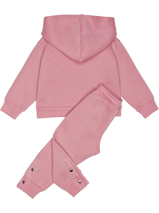 Sprint Kinder Sweatpants Set - Jogginganzug Rose 2Stück