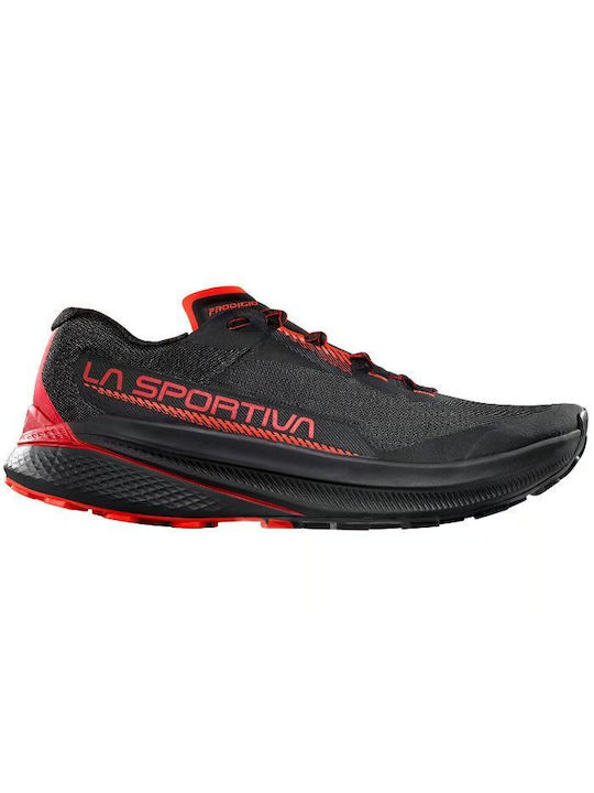 La Sportiva Prodigio Herren Sportschuhe Trail Running Black / Tango Red