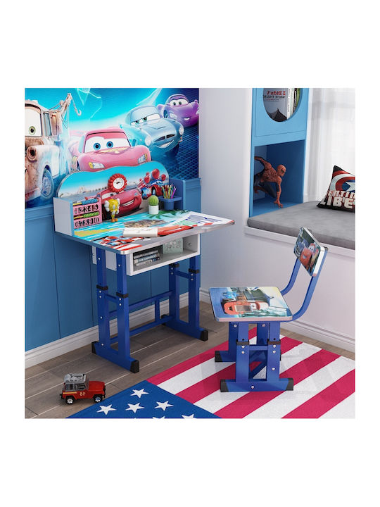Mcqueen Blue Kids Desk 69x45x90cm Mcqueen Blue Kids Desk 69x45x90cm